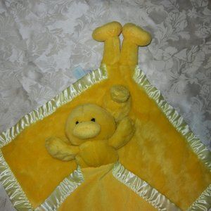 My Banky Sarah Yellow Duck Plush Lovey Baby Security Blanket Nunu Soft Toy
